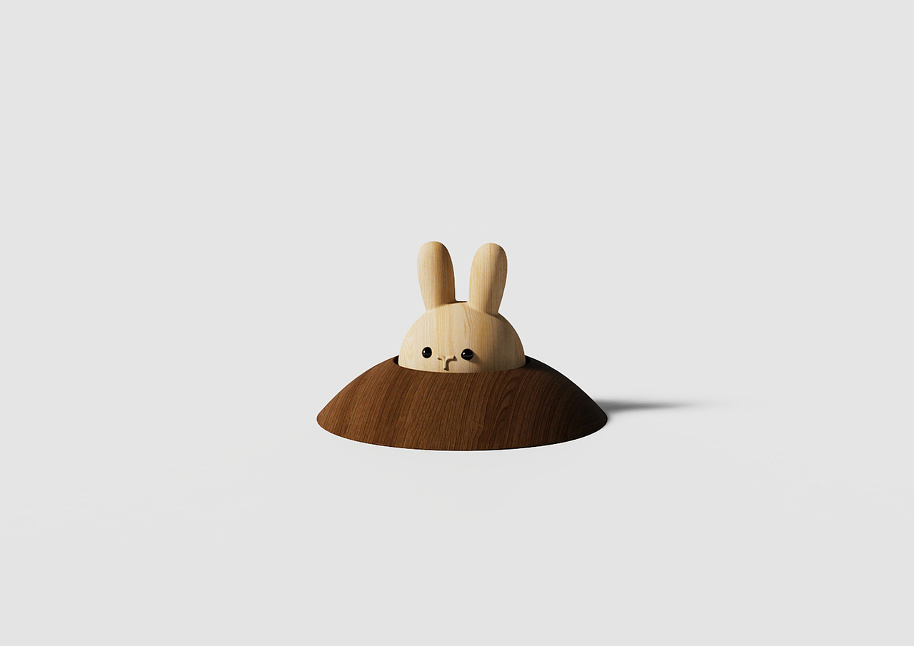 拔兔子·趣味实木扩香器(图ZMzUzMDg0MjUy) - 生活用品 - 站酷设计师勤勉的设计原创素材 - 站酷ZCOOL