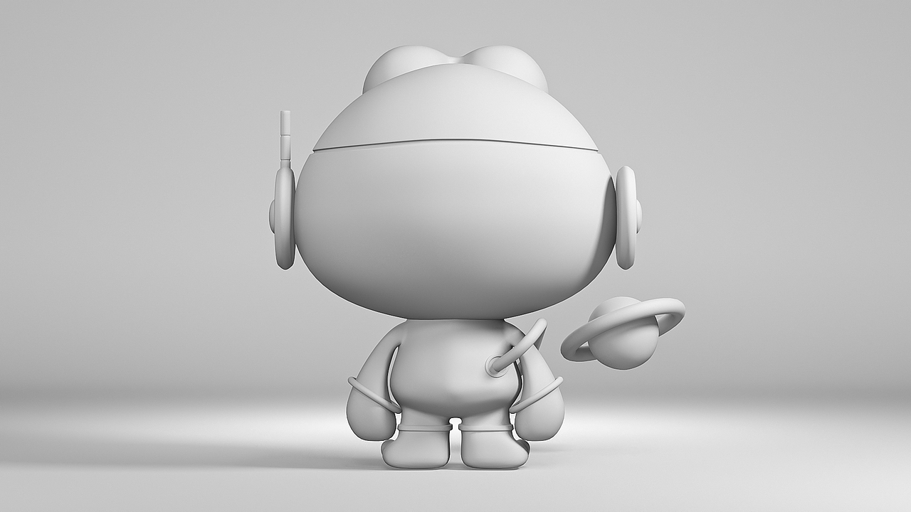 C4D角色IP建模+RS材质