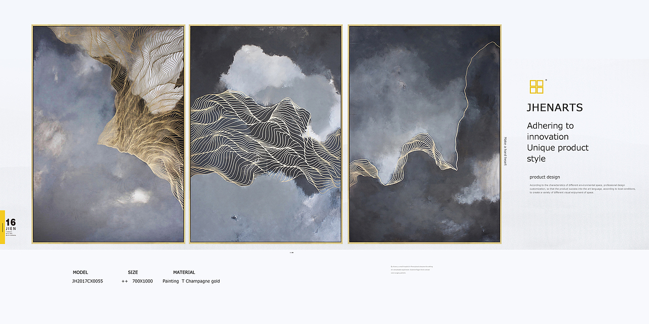 #新中式##装饰画##软装搭配##墙面挂画##酒店会所#（图ZOTI4MDgzNjg=） - 绘画 - 站酷设计师集恒工艺实物画原创素材 - 站酷ZCOOL