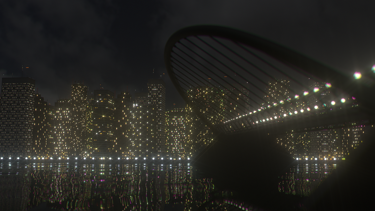 《万家灯火》-C4D城市夜景渲染练习（图ZMjMyOTQ4MTM2） - 场景 - 站酷设计师孤洁大大原创素材 - 站酷ZCOOL