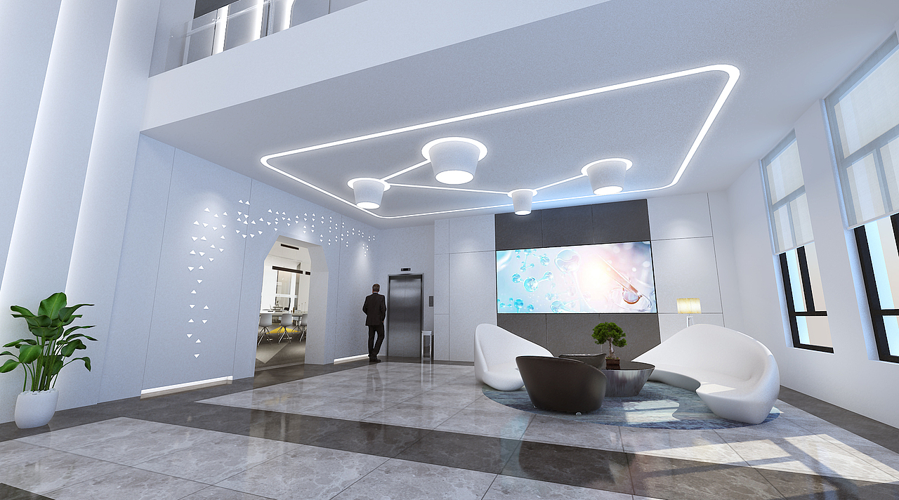 展厅（图ZMjI3OTY0MDY0） - 家装设计 - 站酷设计师云想视觉原创素材 - 站酷ZCOOL