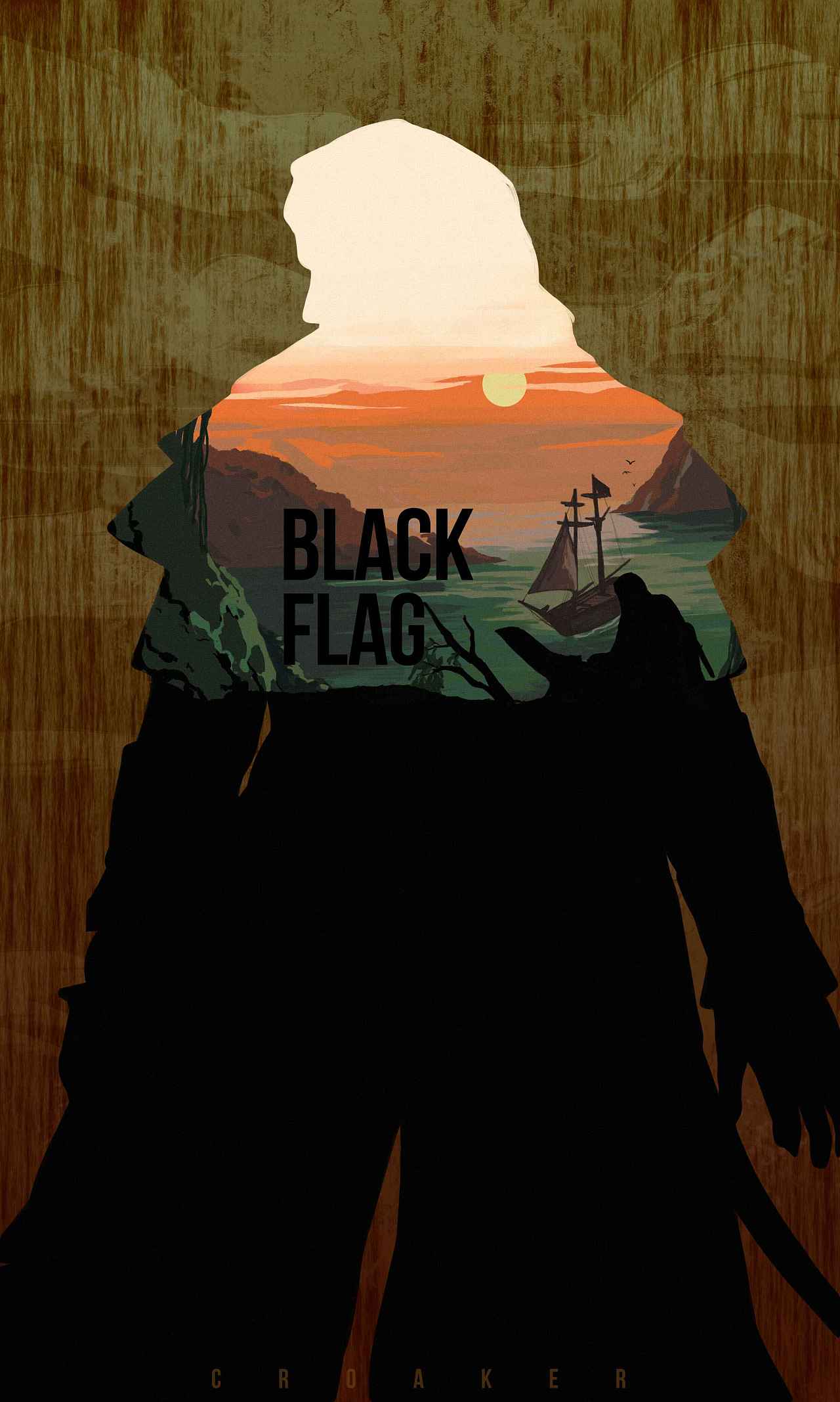 刺客信条黑旗海报