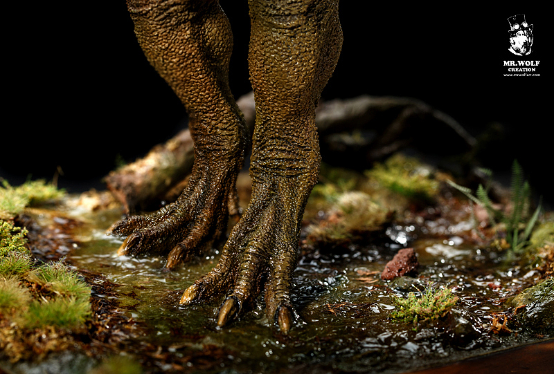 TYRANNOSAURUS（暗夜之狼全手涂高端GK定制作品）（图ZMTIyMDU2NzAw） - 绘画 - 站酷设计师暗夜之狼原创素材 - 站酷ZCOOL