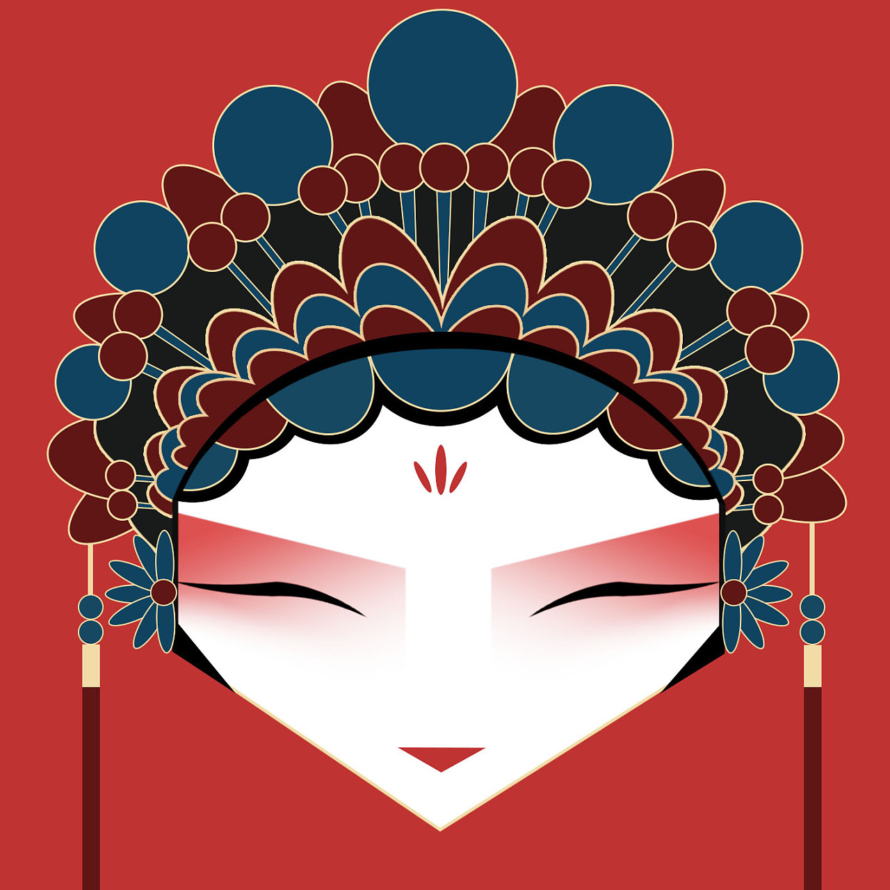 中国风彩绘京剧脸谱面具戏曲京剧脸谱模具变脸面具饰品装扮道具-阿里巴巴