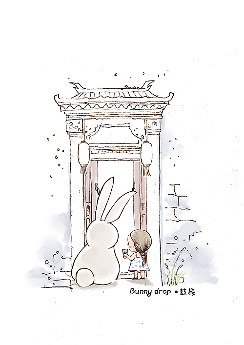 大白在鼓楼（图ZNzcyODY5Njg=） - 商业插画 - 站酷设计师zhu_julia57原创素材 - 站酷ZCOOL