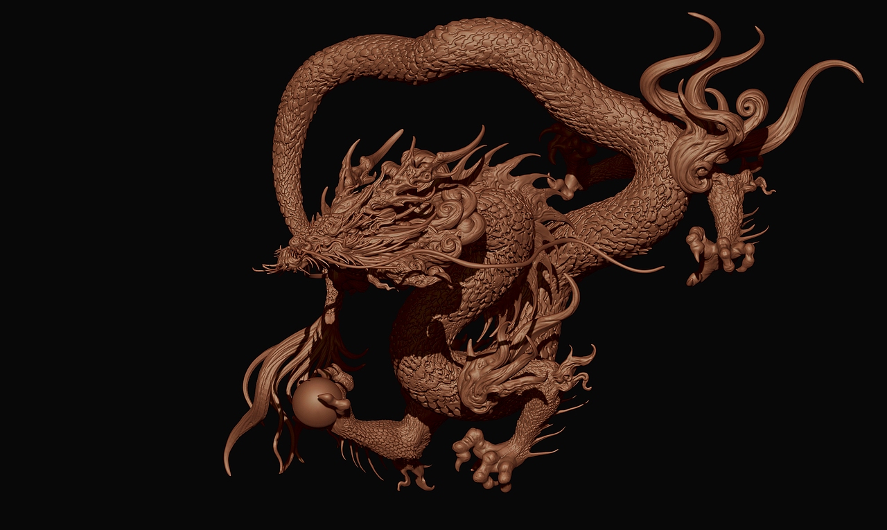 蟠龙（图ZMTM4NTQyOTcy） - 人物/生物 - 站酷设计师海绵罡原创素材 - 站酷ZCOOL