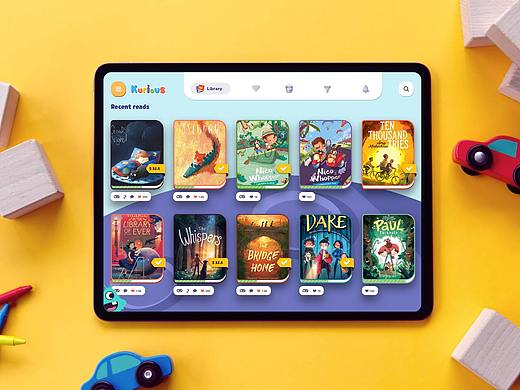 Kurious - 儿童互动绘本阅读APP设计