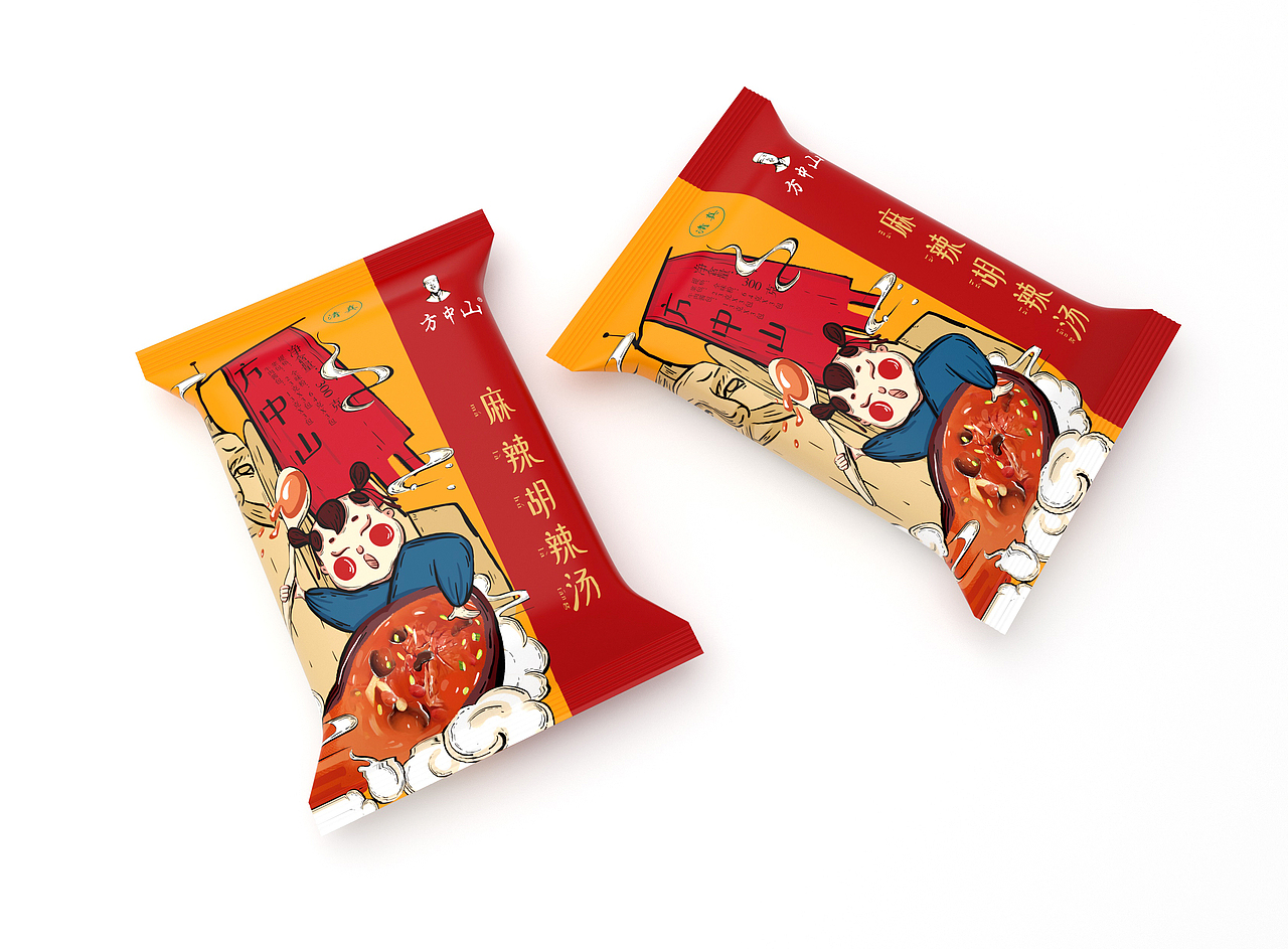 方中山胡辣汤品牌形象设计