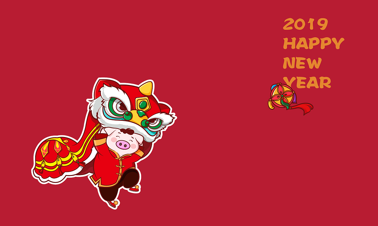 2019 猪年插画设计（图ZMTQ5MjQxNjQ0） - 商业插画 - 站酷设计师喵喵爱吃食人鱼原创素材 - 站酷ZCOOL