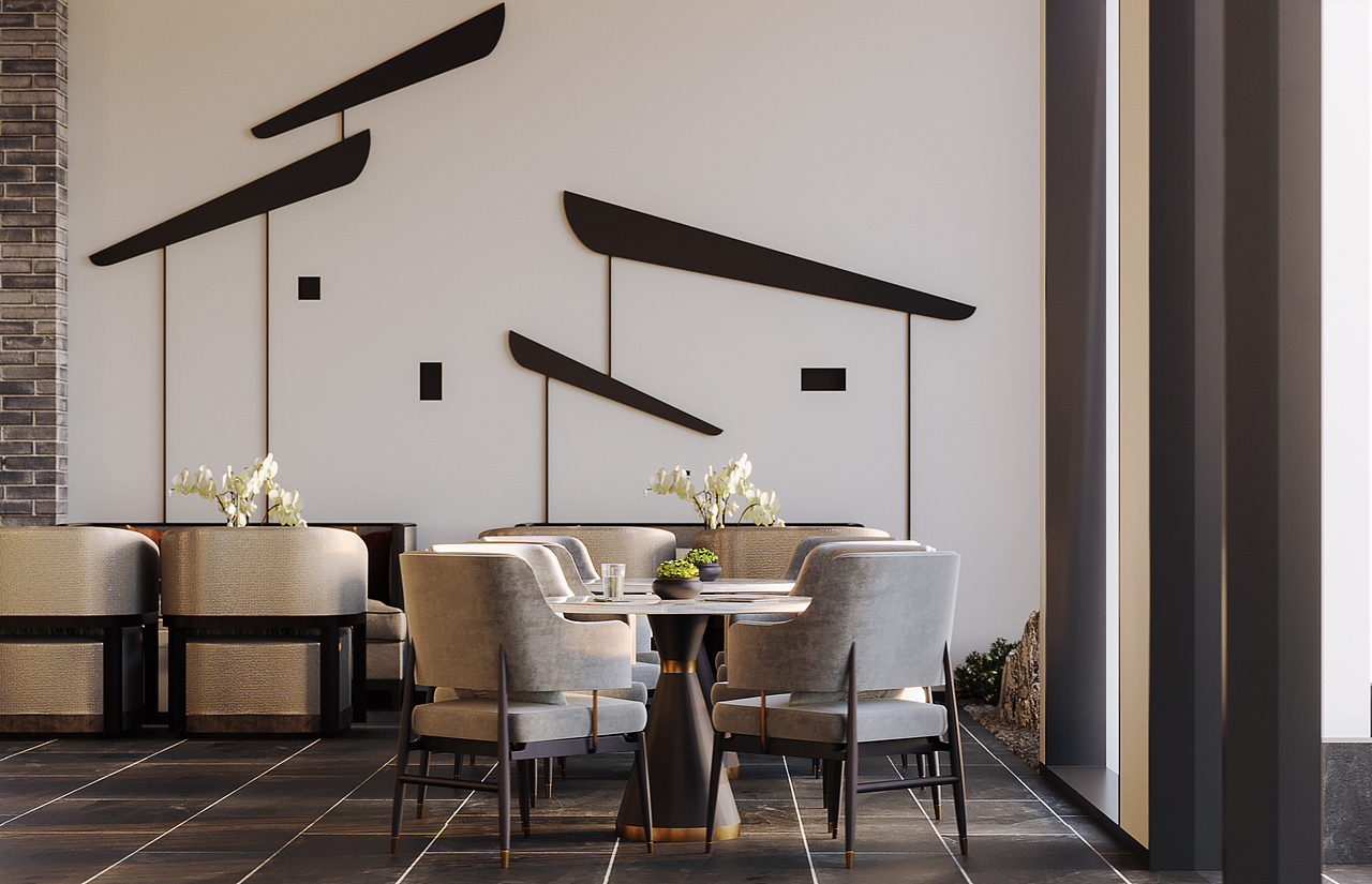 第一缕阳光丨售楼部（图ZMjk1NDQ1NzIw） - 商业空间设计 - 站酷设计师旧是远方原创素材 - 站酷ZCOOL