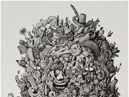 Maria Tiurina丨针管笔作品