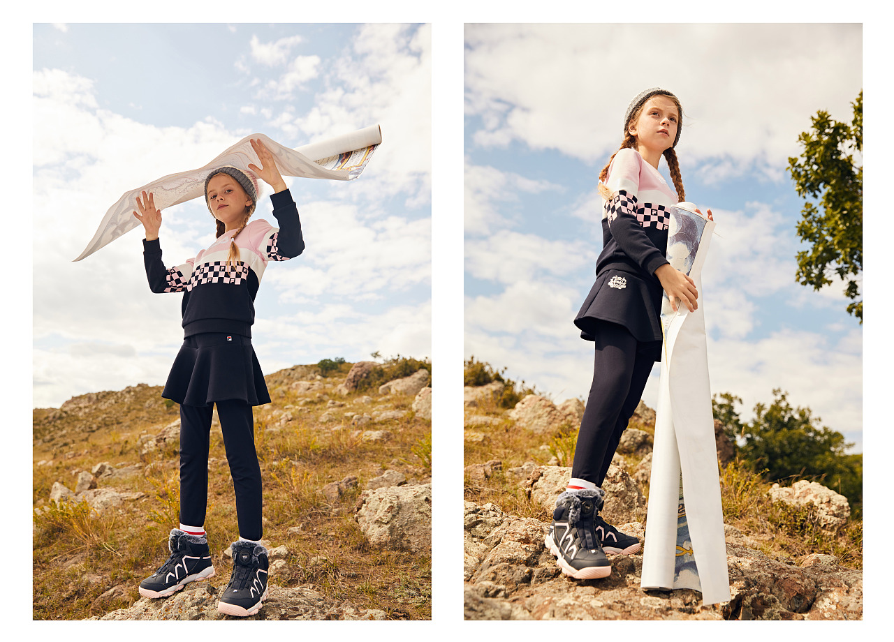 FILA kids秋冬形象片(一)天空之下