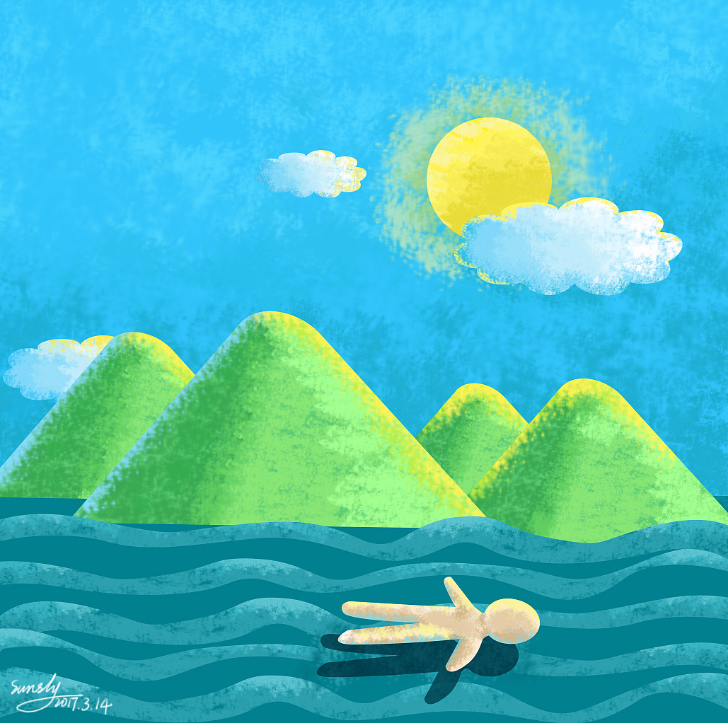 漂浮|插画|商业插画|sunsly - 原创作品 - 站酷 (zcool)