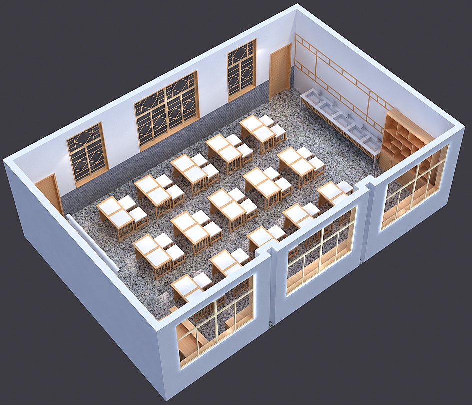 分享收藏校园展厅设计复旦大学中华古籍保护研究院(书画修复基地设计