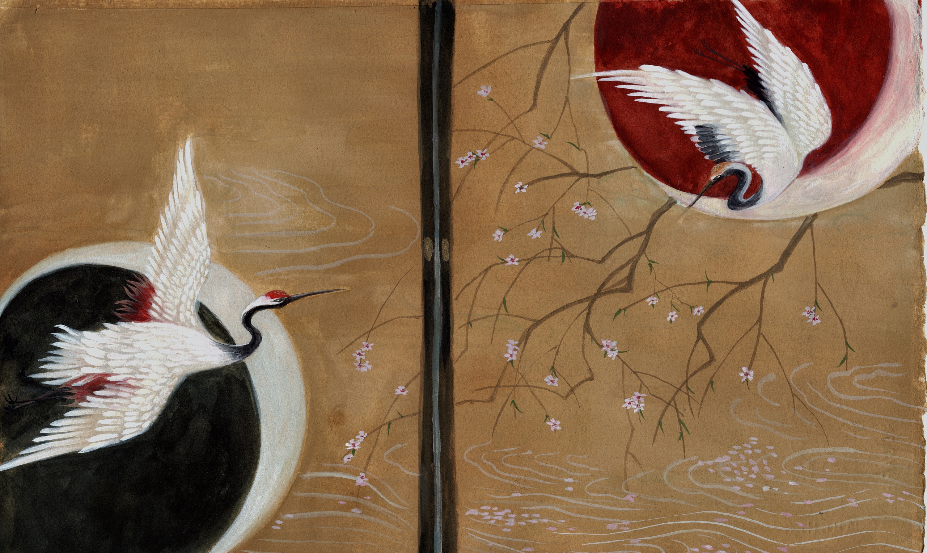 「千禧之门」手绘过程|插画|商业插画|鹿溟山_原创作品-站酷(zcool)