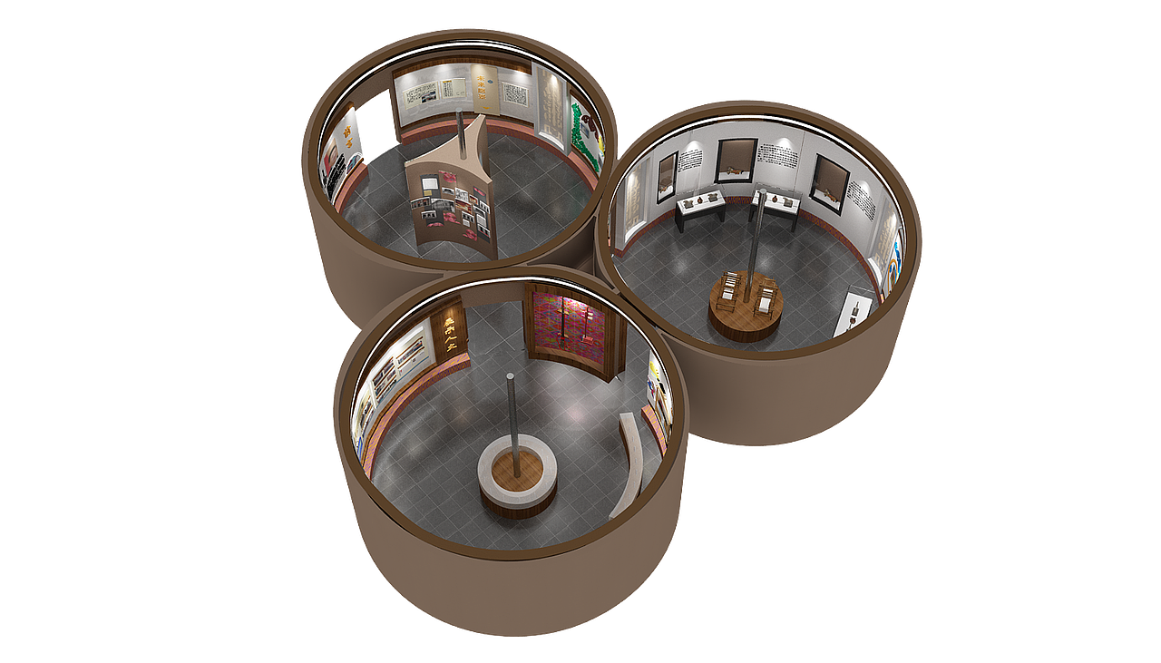 蒙古包展厅3D效果图设计（图ZMjU2MzY5Mjcy） - 场景 - 站酷设计师AK212原创素材 - 站酷ZCOOL
