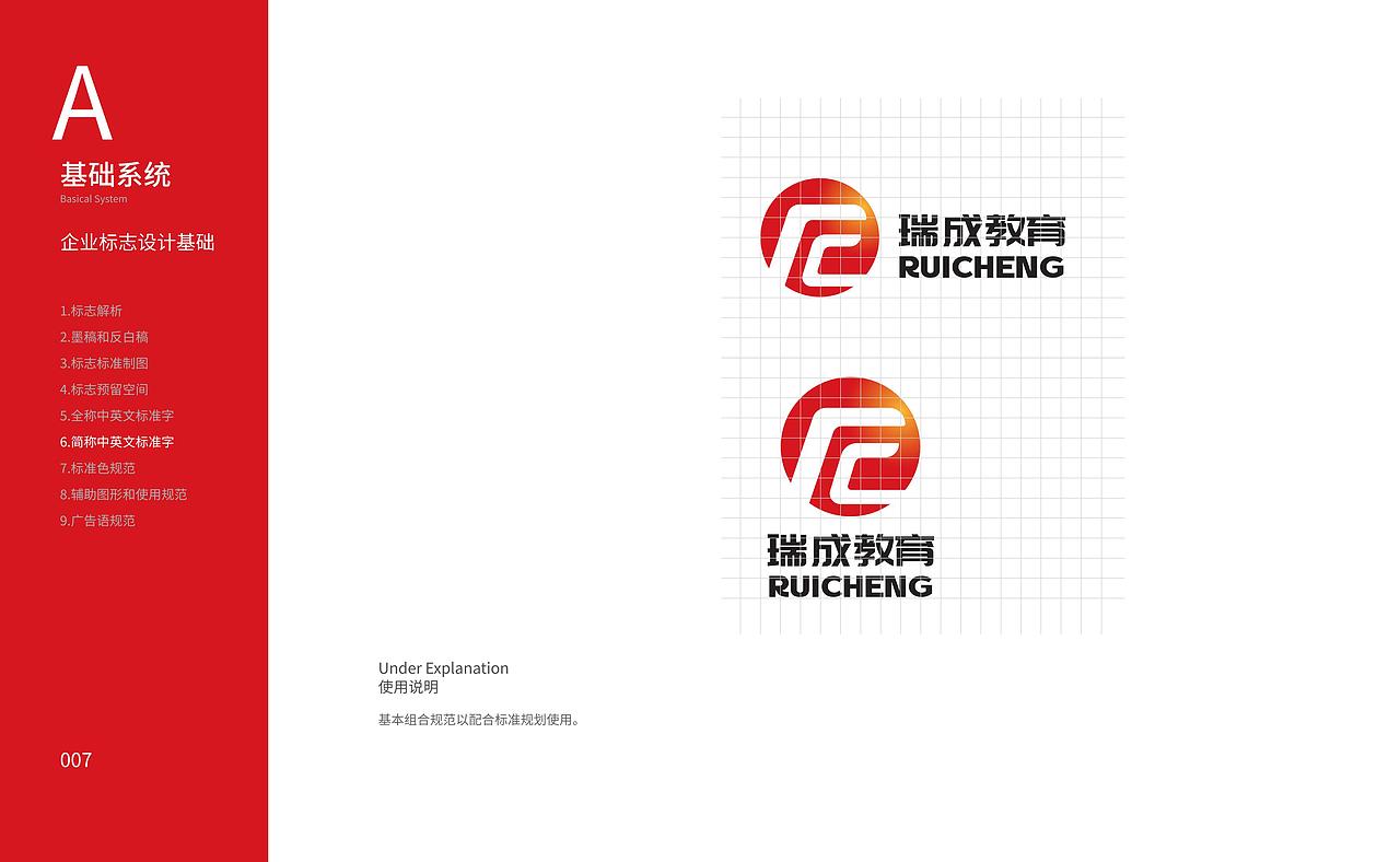 瑞成教育vi设计（图ZMjc2OTMyNDg4） - 品牌 - 站酷设计师品牌设计师曹骏彤原创素材 - 站酷ZCOOL