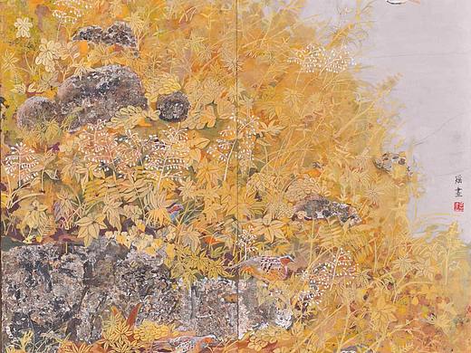 岩彩画《希冀》（个人主页-ZMzE3NzU2MDA=） - 绘画 - 站酷设计师是孟孟不是梦梦啊原创素材 - 站酷ZCOOL