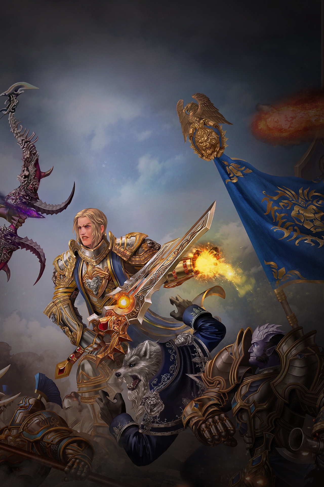 魔兽世界插画两张（图ZMjAwMjQ0NDQ0） - 创作习作 - 站酷设计师Chenhh92原创素材 - 站酷ZCOOL