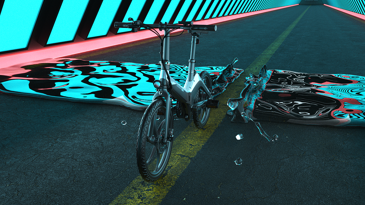 电动助力车三维产品展示动画