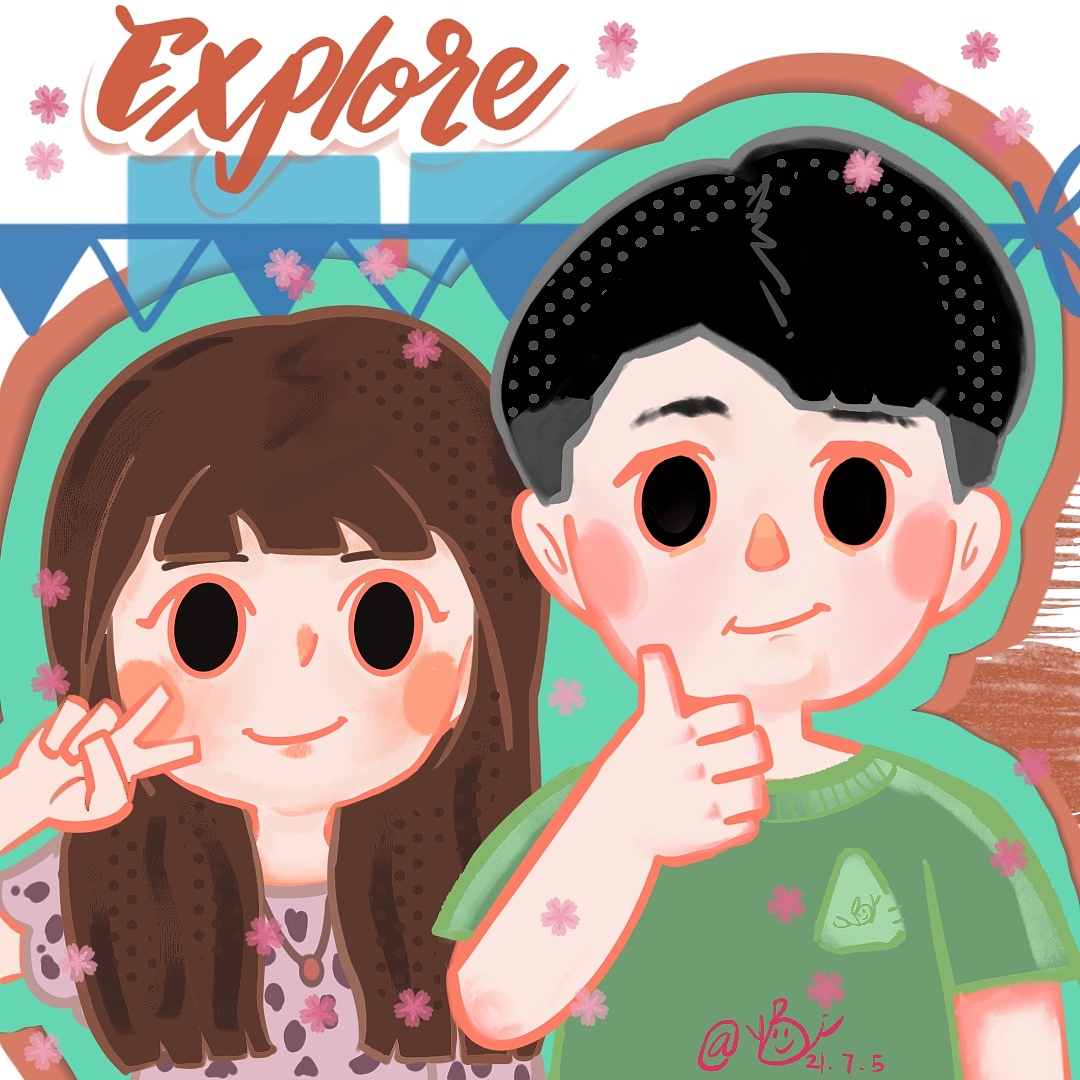 情侣头像（图ZMjYyODcxMTk2） - 艺术插画 - 站酷设计师俺叫yoooo原创素材 - 站酷ZCOOL