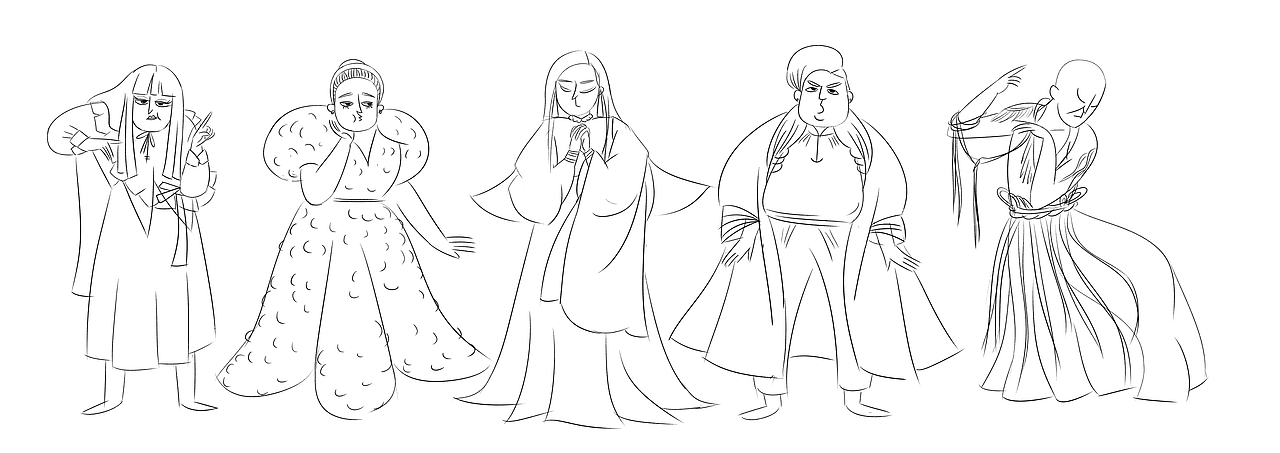 【宝藏】人物线稿笔记