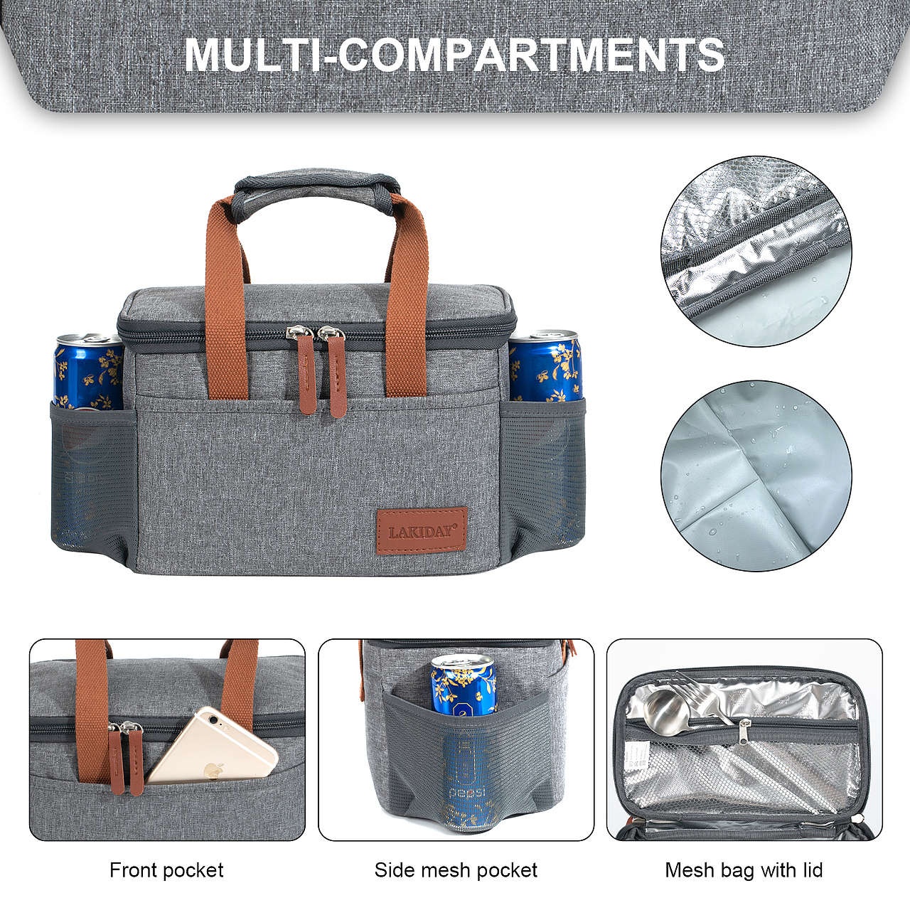 亚马逊保温餐包图片设计