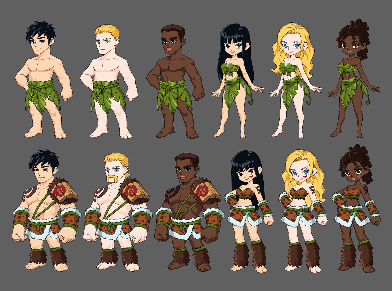 欧美q版|插画|游戏原画|liuli_nick - 原创作品 - 站酷 (zcool)