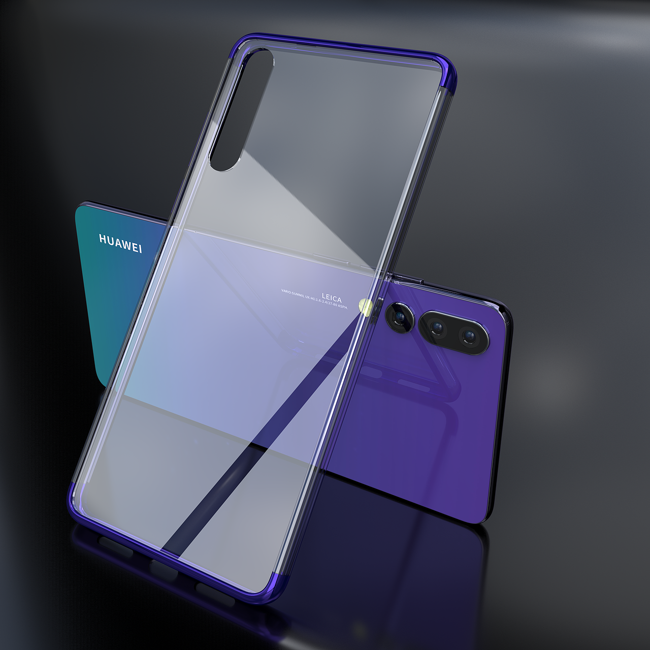 华为p20 pro半电镀手机壳(犀牛 keyshot)