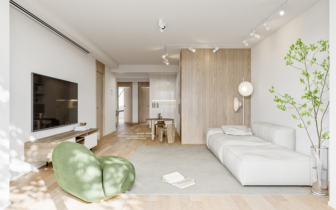 两套现代北欧风格效果图表现（图ZMjQwOTI4ODIw） - 家装设计 - 站酷设计师蟹老板丶原创素材 - 站酷ZCOOL