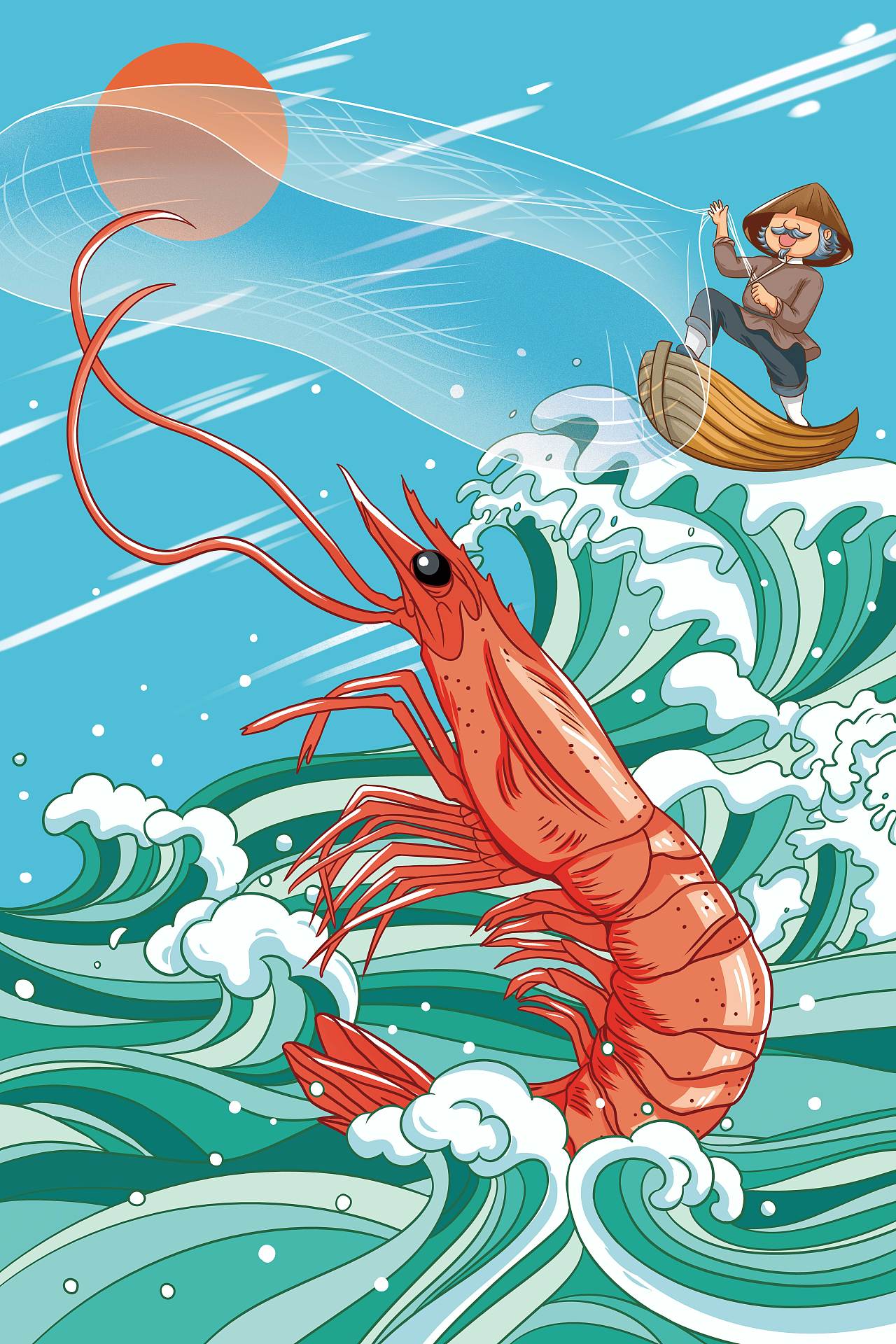 卡通小龙虾图片素材免费下载 - 觅知网