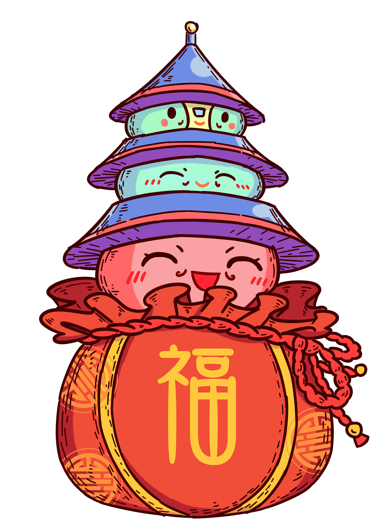 大福神系列作品角色拓展