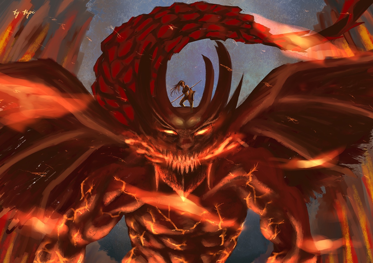 扭着屁股的龙,头上的女孩纸