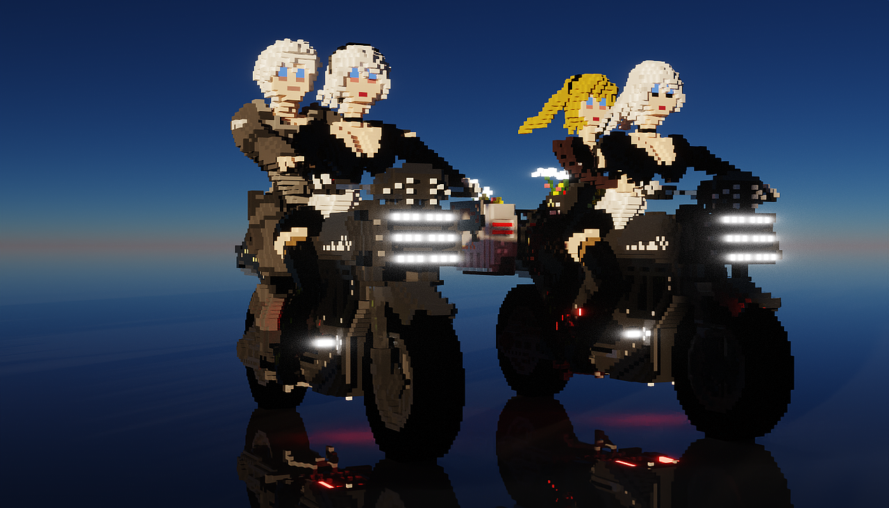 MagicaVoxel-YORHA假日