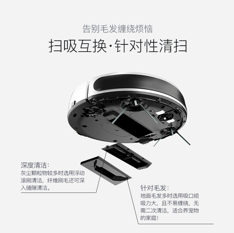 扫地机器人详情页（图ZNzA3MDM4NDQ=） - 电商 - 站酷设计师MS_Clara原创素材 - 站酷ZCOOL