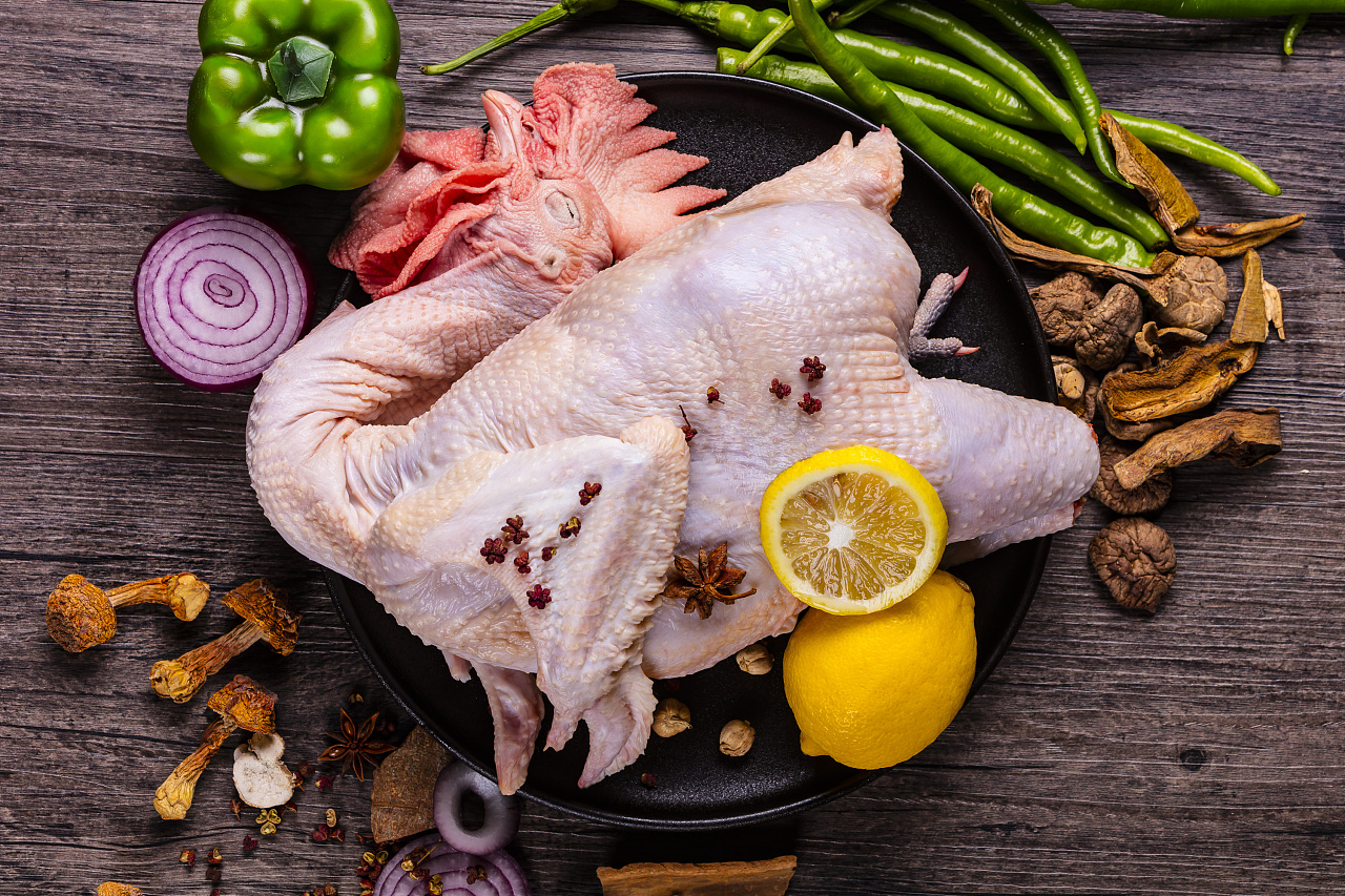 藏香鸡产品展示