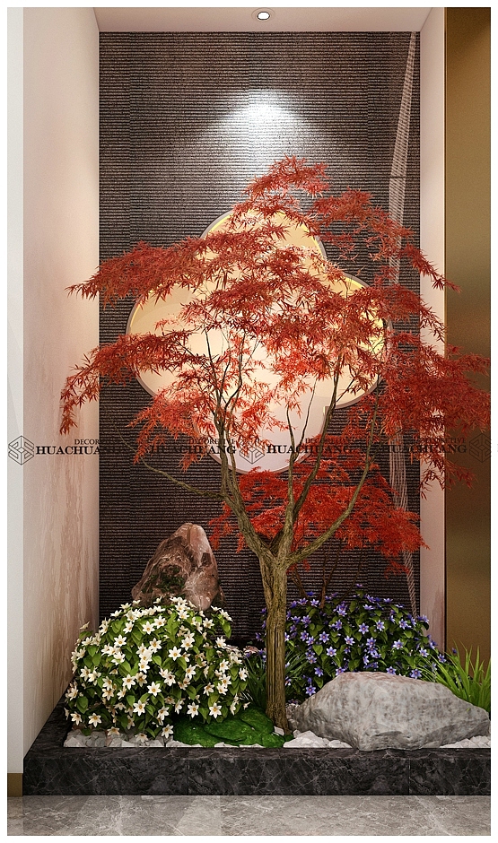 济南龙山希思庄园二期324平现代轻奢风格设计效果图