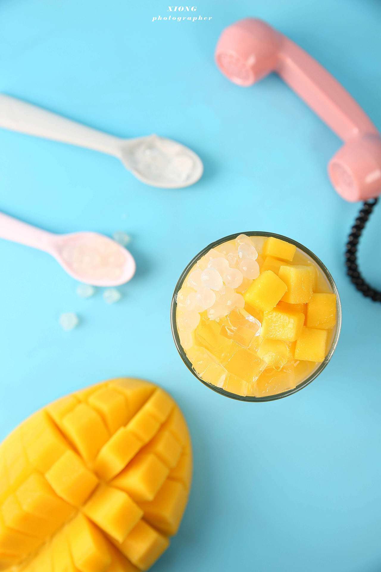 一组可爱简单的饮品