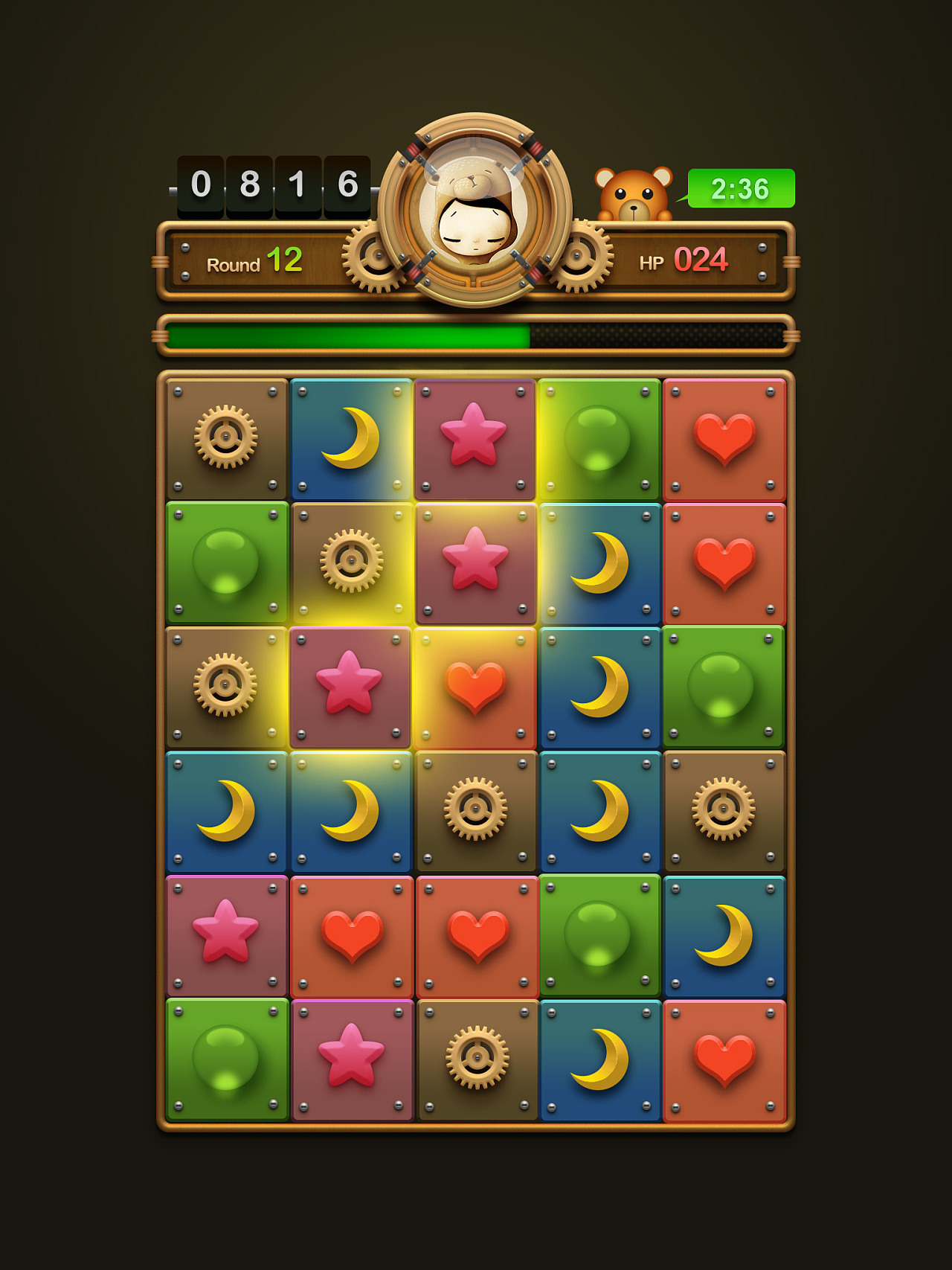 使用软件-photoshop 游戏界面练习临摹