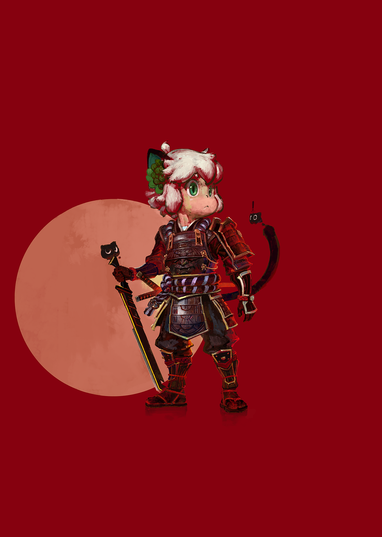 《将军罗小黑》罗小黑二创以及其他的插画习作（图ZMjYyMzIzNzM2） - 艺术插画 - 站酷设计师地球猫猫教原创素材 - 站酷ZCOOL