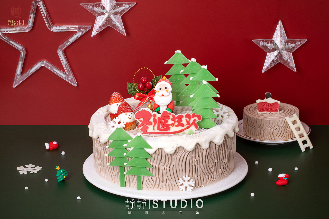 圣诞蛋糕2（图ZMjgxODIzOTI4） - 美食摄影 - 站酷设计师cheung_静静原创素材 - 站酷ZCOOL