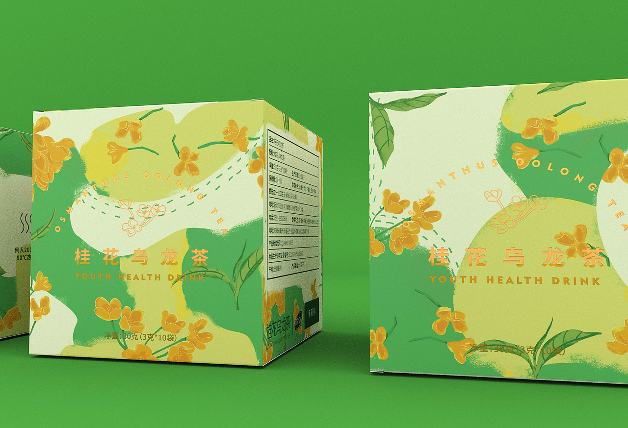 黑金传奇花茶果茶清新包装设计（图ZMjY2ODE0MzI4） - 包装 - 站酷设计师朝鹿文化品牌设计原创素材 - 站酷ZCOOL