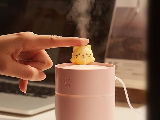 加湿器拍摄