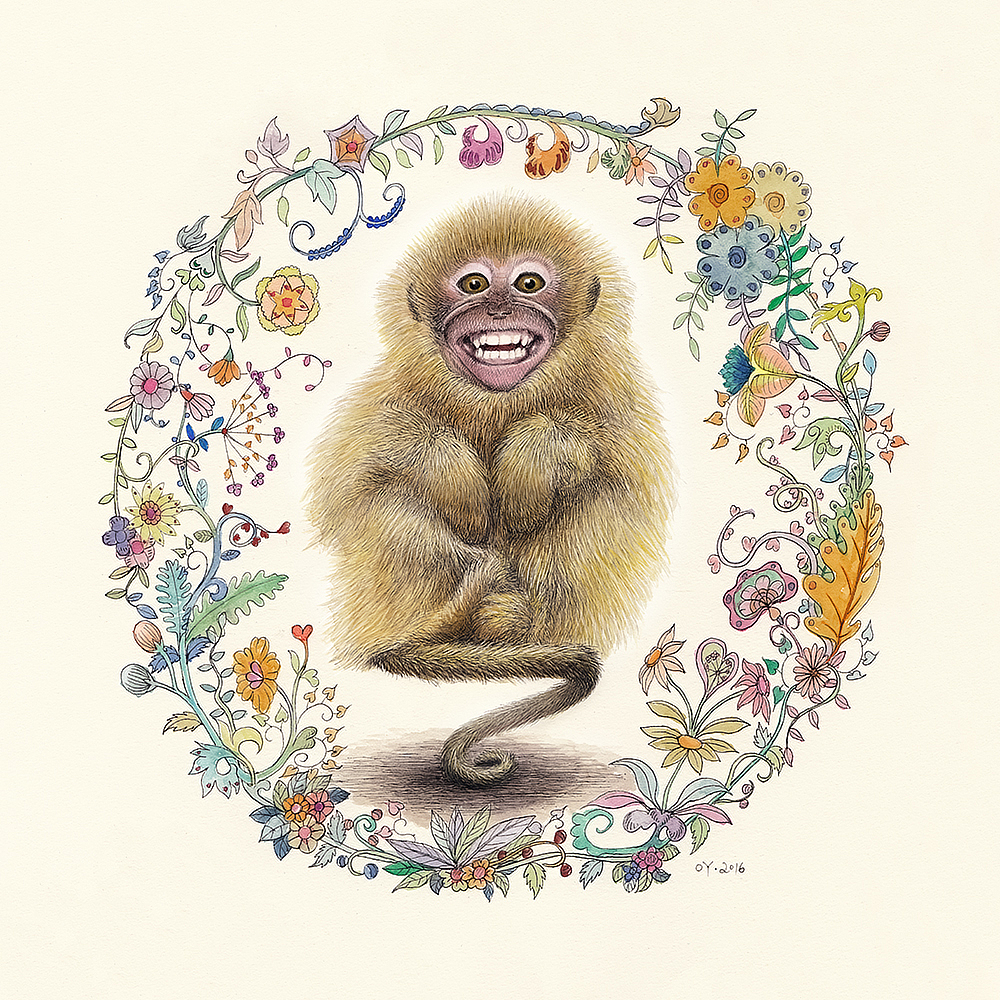 OY手绘·2016年作品选（图ZNjc5Nzc4MDg=） - 艺术插画 - 站酷设计师欧阳鹏杰_OY原创素材 - 站酷ZCOOL