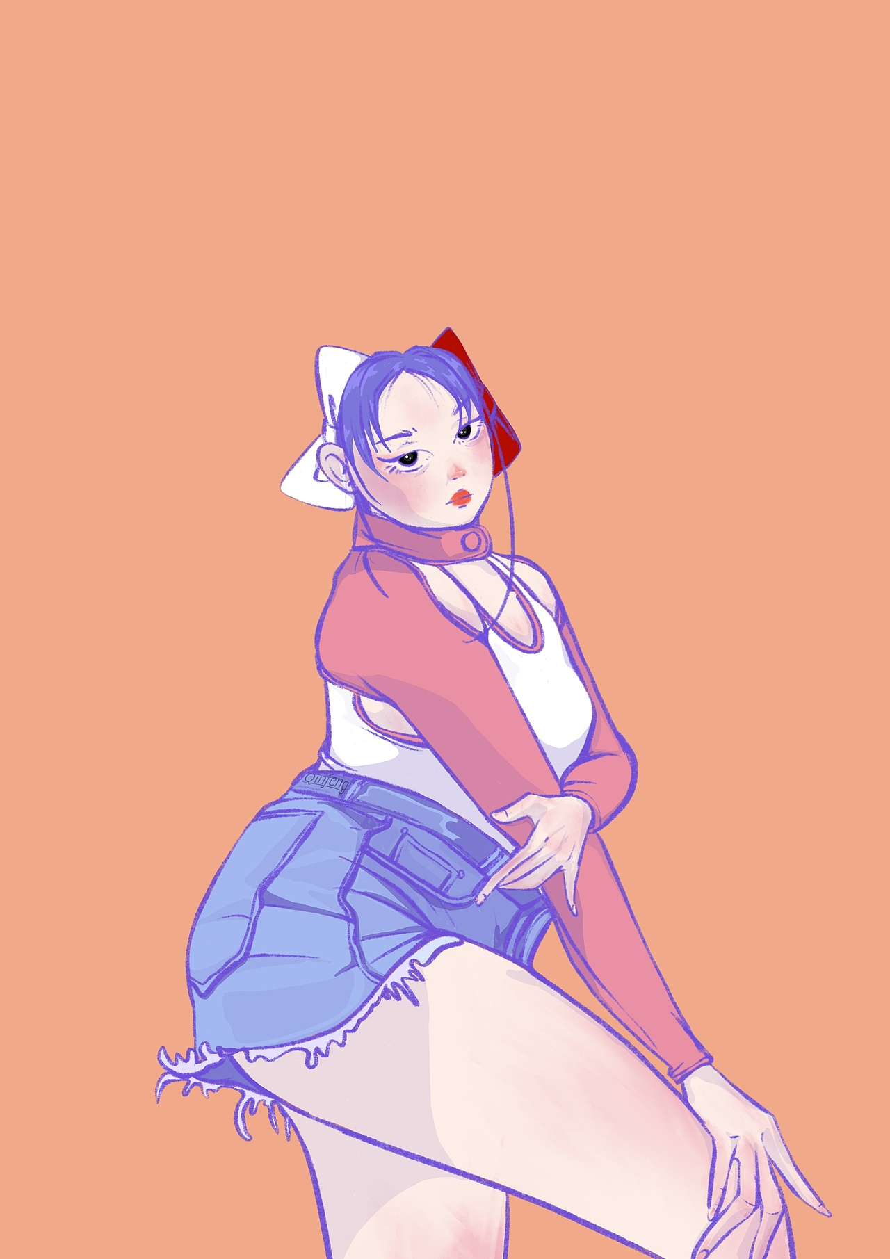 辣目洋子照片转|插画|创作习作|春分的明天是你_原创作品-站酷zcool