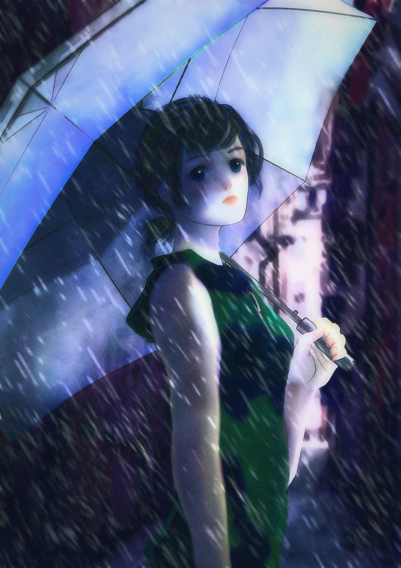雨夜|插画|艺术插画|雪利 - 原创作品 - 站酷 (zcool)