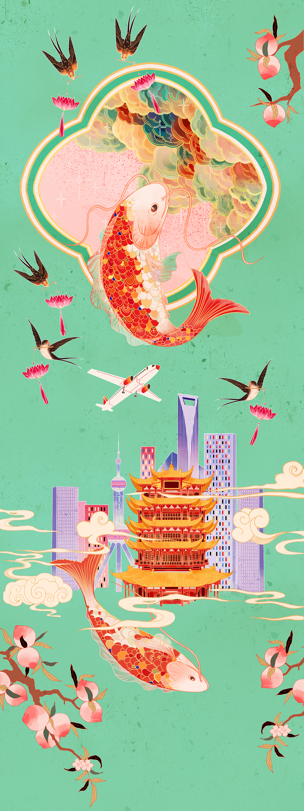 国富民强----喜迎2021（图ZMjUwNTg0NDI4） - 商业插画 - 站酷设计师Ajin金原创素材 - 站酷ZCOOL