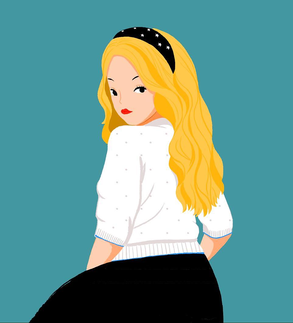 手绘-人物（图ZMjg3NDQ1MTEy） - 艺术插画 - 站酷设计师红毛狮子原创素材 - 站酷ZCOOL