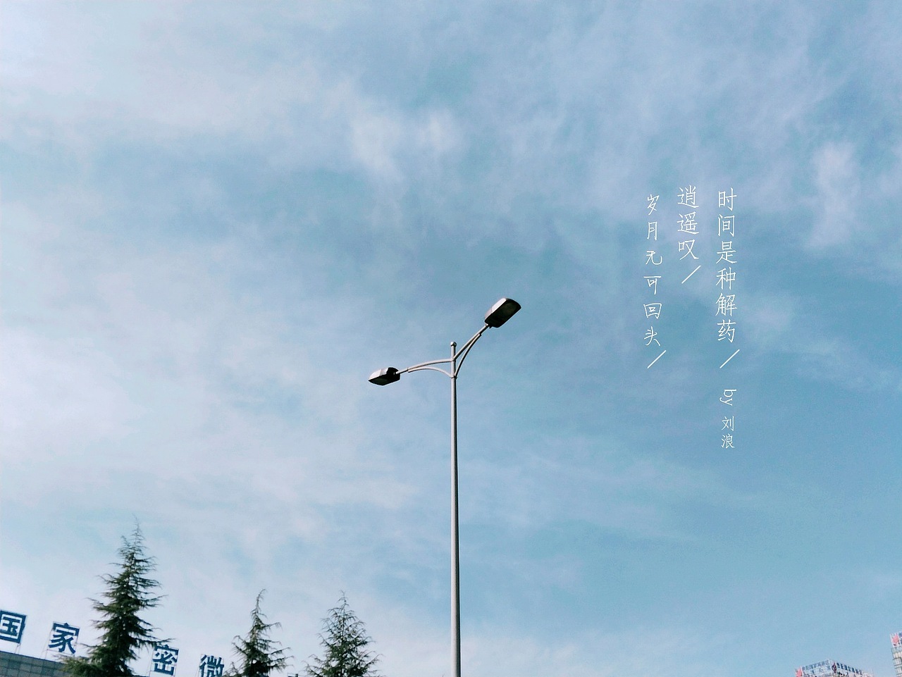 刘浪摄影作品《路灯之影》