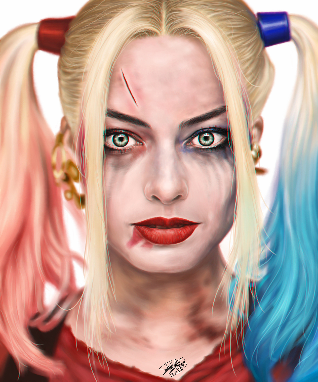 Harley Quinn（图ZMjQ5NjYxMDQ4） - 创作习作 - 站酷设计师Rda_DX原创素材 - 站酷ZCOOL